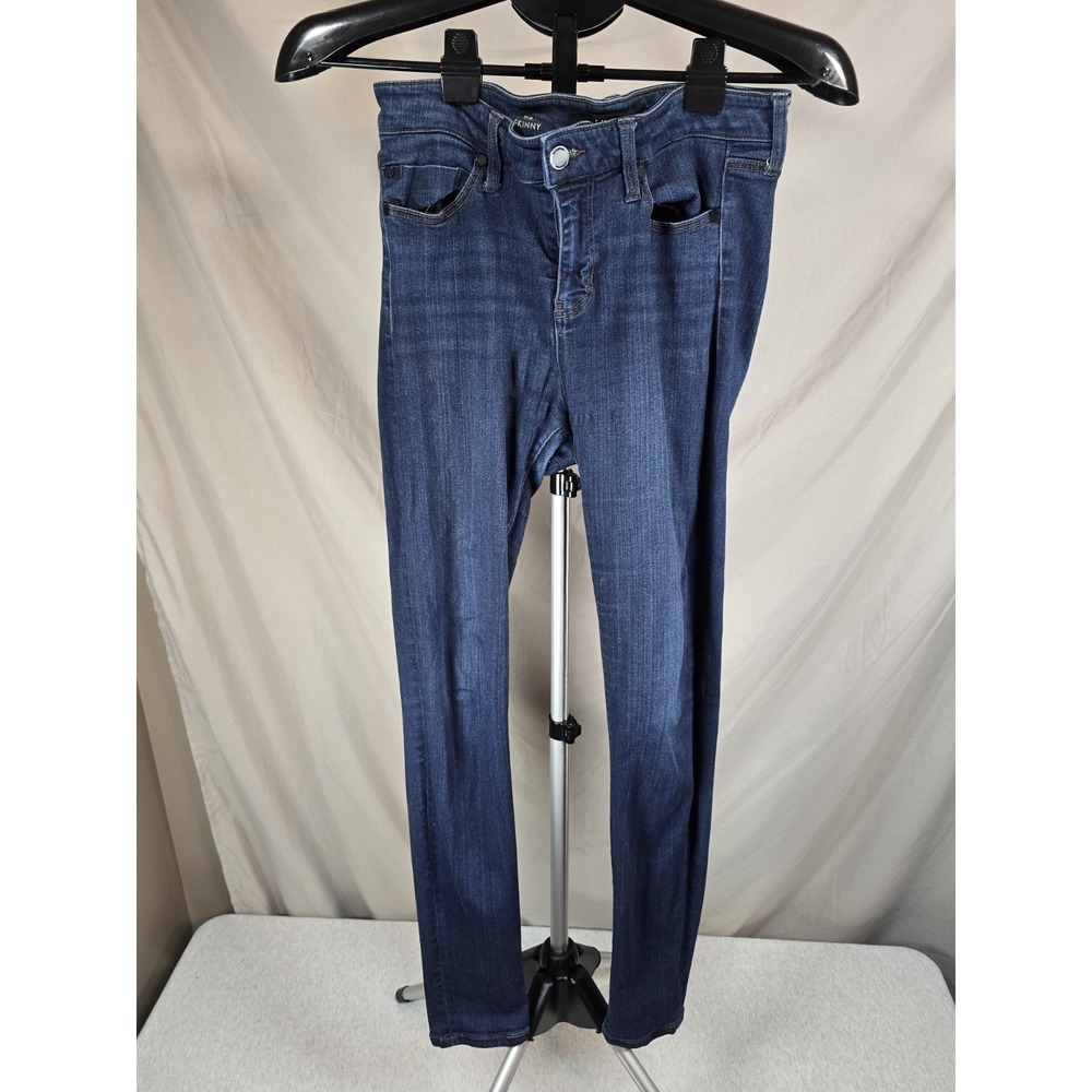 Liverpool Jean Women Size 6 / 28 Dark Blue The Skinny Stretch Denim